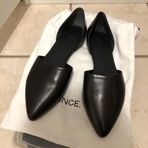 Vince flat leather size 6/36